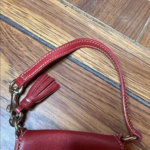 Coach Red Mini Pouch - Picture 3 of 7